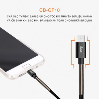 Cáp USB Type C Bagi bọc lưới chống đứt siêu bền