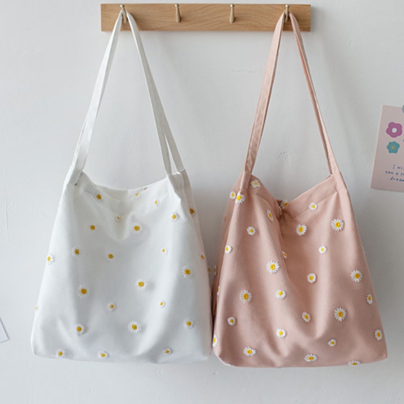 Túi Xách Nữ Thêu Hoa Cúc Xinh Xắn