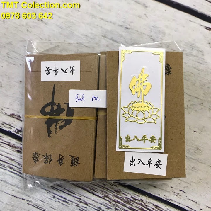 Linh Phù Cầu Bình An; dán điện thoại, laptop, xe máy, xe hơi, bàn thờ ông địa hay vị trí làm việc- SP005364