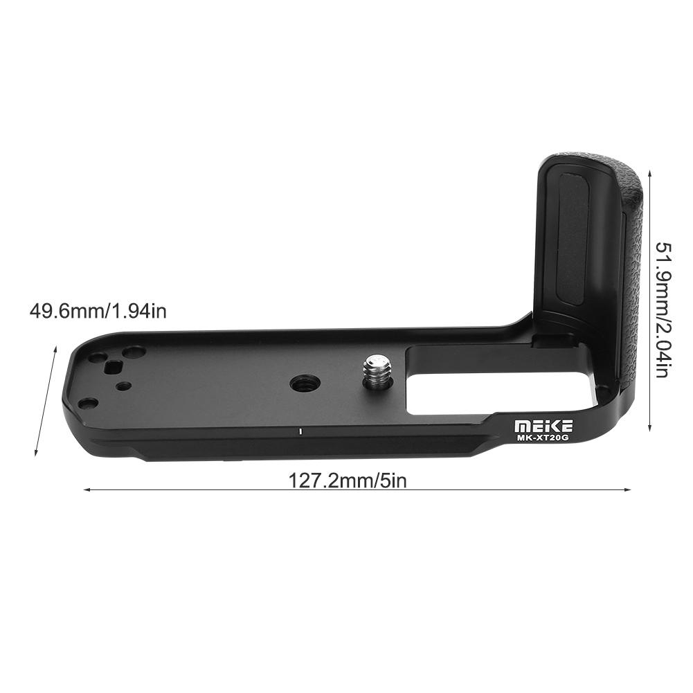 Meike MK XT20G Metal Anti-Shake Handheld L Shape Bracket Grip Camera Holder for Fuji X-T10/20