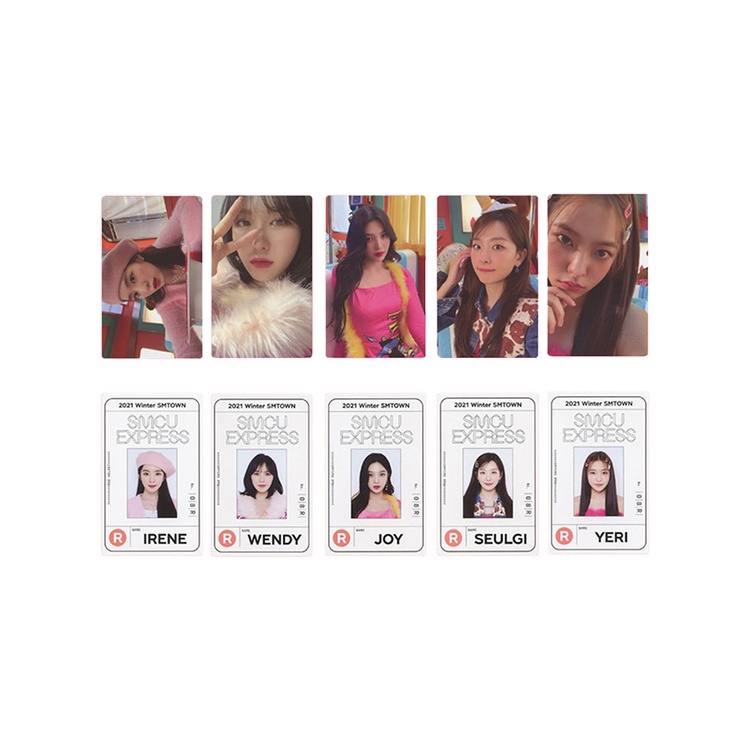 Bộ Thẻ Ảnh Lomo Hình Nhóm Nhạc Kpop Red Velvet 2021