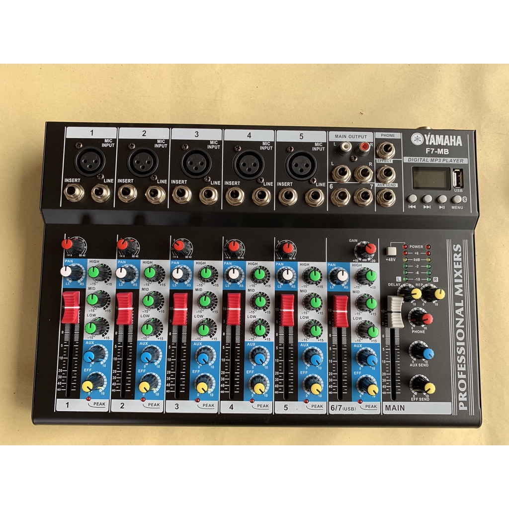 Mixer Yamaha F7 có USB Bluetooth Mixer F7 - Mixer F7 - Bàn trộn âm thanh