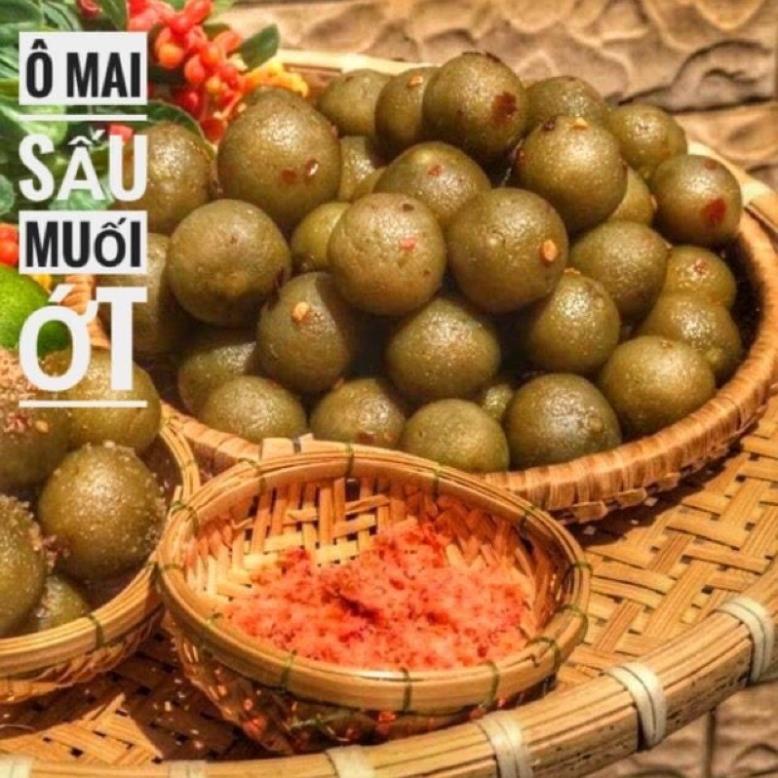 Ô Mai Sấu Bao Tử  Giòn Cay Lon 500Gr ,  Hàng ngon nhà làm