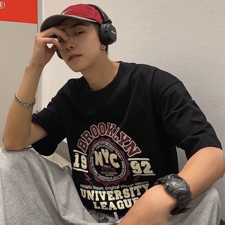 Áo thun tay lỡ form rộng unisex - oversize phông 1992 nyc.