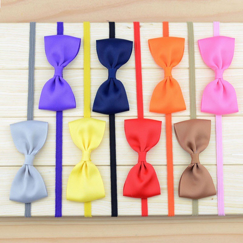 Set 10 Băng Đô Nơ Dễ Thương Cho Bé Gái Sơ Sinh