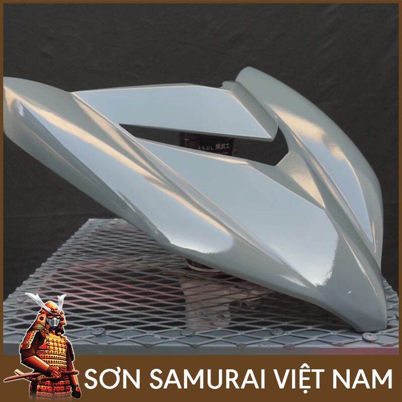 Sơn Samurai màu xám 4/104 chính hãng, sơn xịt dàn áo xe máy chịu nhiệt, chống nứt nẻ, kháng xăng