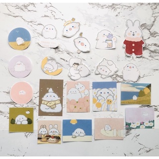 Set 20 miếng dán sticker trang trí sổ