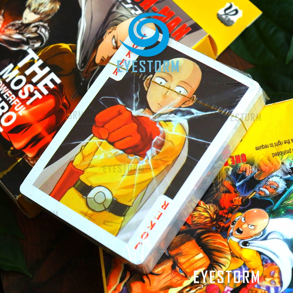 Bài tây anime One Punch Man, tú lơ khơ, manga - Poker YW - 54 lá