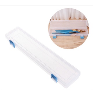 Hộp trong suốt đựng cọ vẽ màu nước tiện dụng 1vn