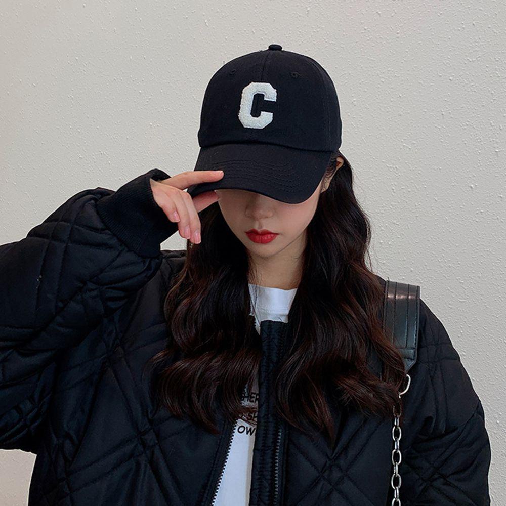 Mũ Lưỡi Trai Thêu Chữ C Phong Cách Retro Thời Trang Xuân Hè Cho Nam