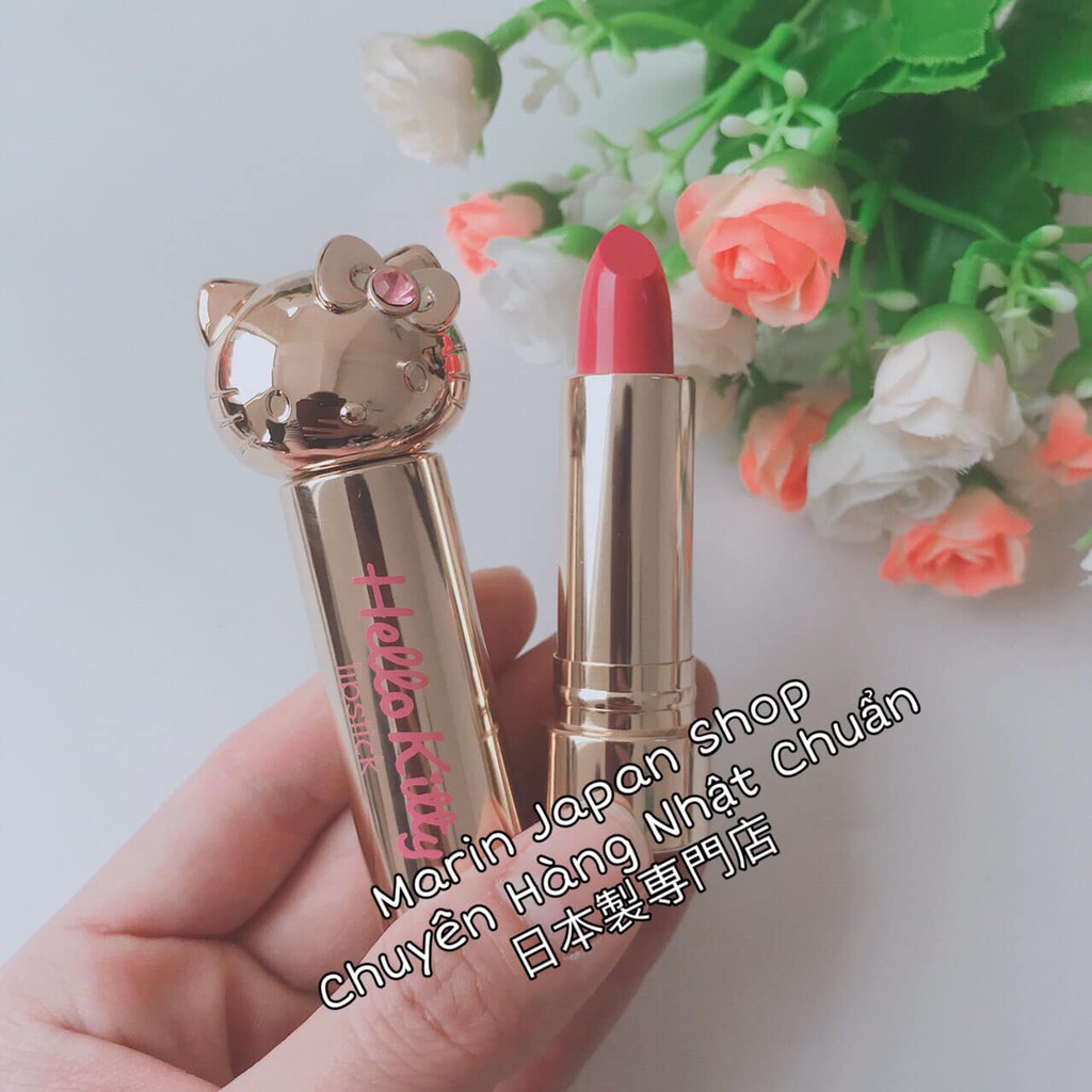 (SALE300k -->150k ) Son lì có dưỡng môi lên màu đỏ và hồng xinh bản Hello Kitty Nhật Bản | BigBuy360 - bigbuy360.vn