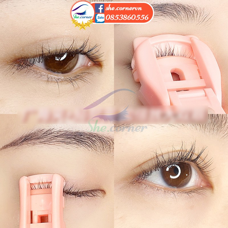 Kẹp mi bấm mi SHARE Eyelash Curler S8811 uốn mi cong tự nhiên quyến rũ hình mèo dễ thương