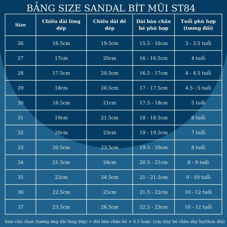 Sandal bé trai BOBDOG dép rọ kiểu bít mũi thời trang cho bé trai  học sinh nam tiểu trung học 3 - 12 Tuổi LIMIBABY ST84