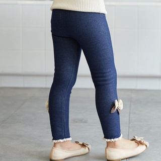 Quần Legging Đính Nơ Cho Bé Gái
