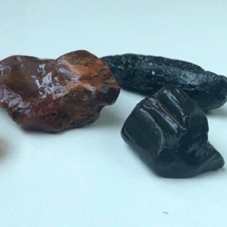 Quặng thô tektite trang trí thanh tẩy