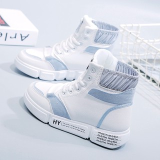 ❀ Giày nữ cao cổ Hàn Quốc, giày sneakers nữ. Giày hottrend. Loại cao cấp, cổ chun, chống hôi chân, tôn chiều cao