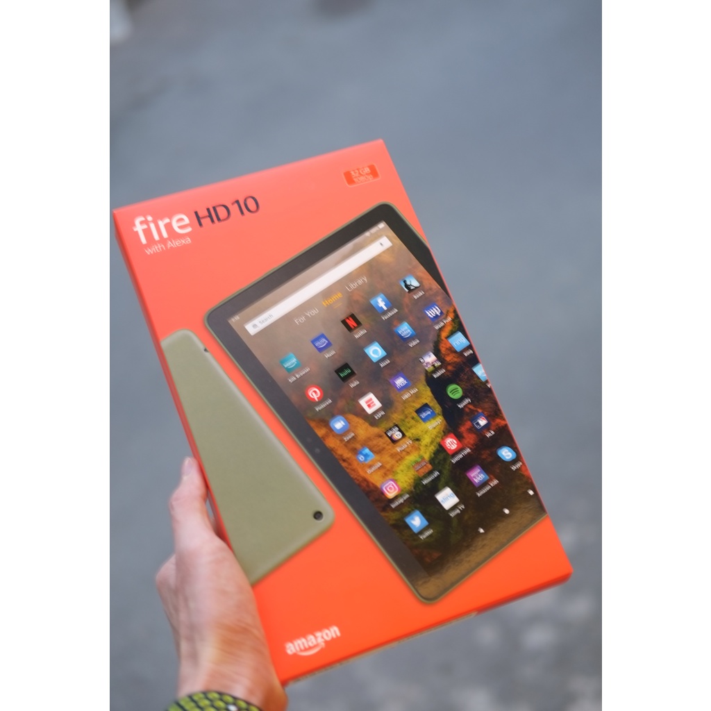 Amazon Kindle Fire HD 10 - 2021, máy tính bảng 10,1 Inch mới nhất của Amazon