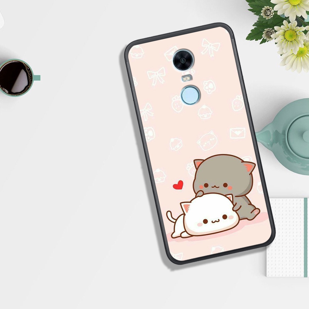 ỐP LƯNG XIAOMI REDMI NOTE 3/REDMI 5/REDMI 5 PLUS,  IN HÌNH GẤU MOCHI SIÊU ĐÁNG YÊU, NỀN CỰC ĐẸP.