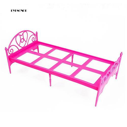 Bộ Giường Ngủ Bằng Nhựa Nhỏ Dành Cho Nhà Búp Bê