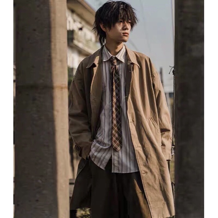 Áo Khoác Giả Măng Tô Phong Cách Vintage