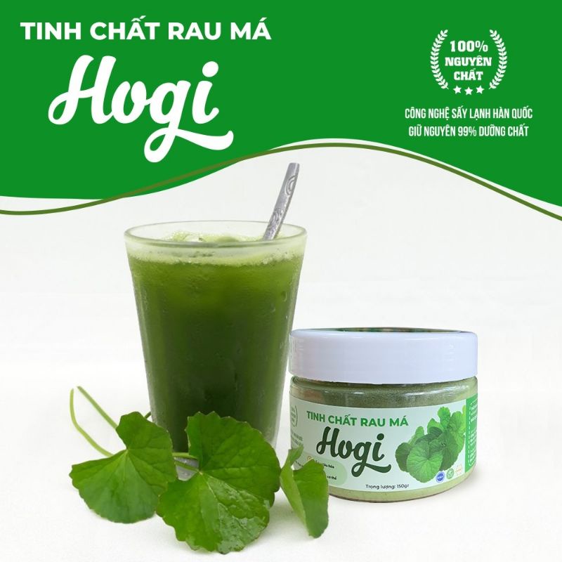 Tinh chất rau má Hogi giúp thanh nhiệt, tinh chất rau má làm đẹp da hộp 150gr