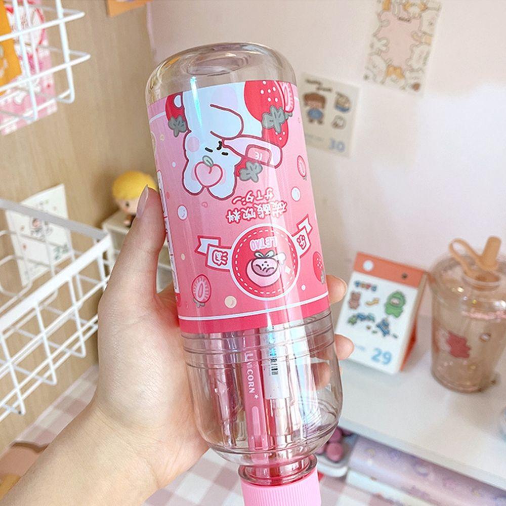 CHOOKEY Hộp Đựng Bút Để Bàn Họa Tiết Hoạt Hình Dễ Thương Giá Đỡ