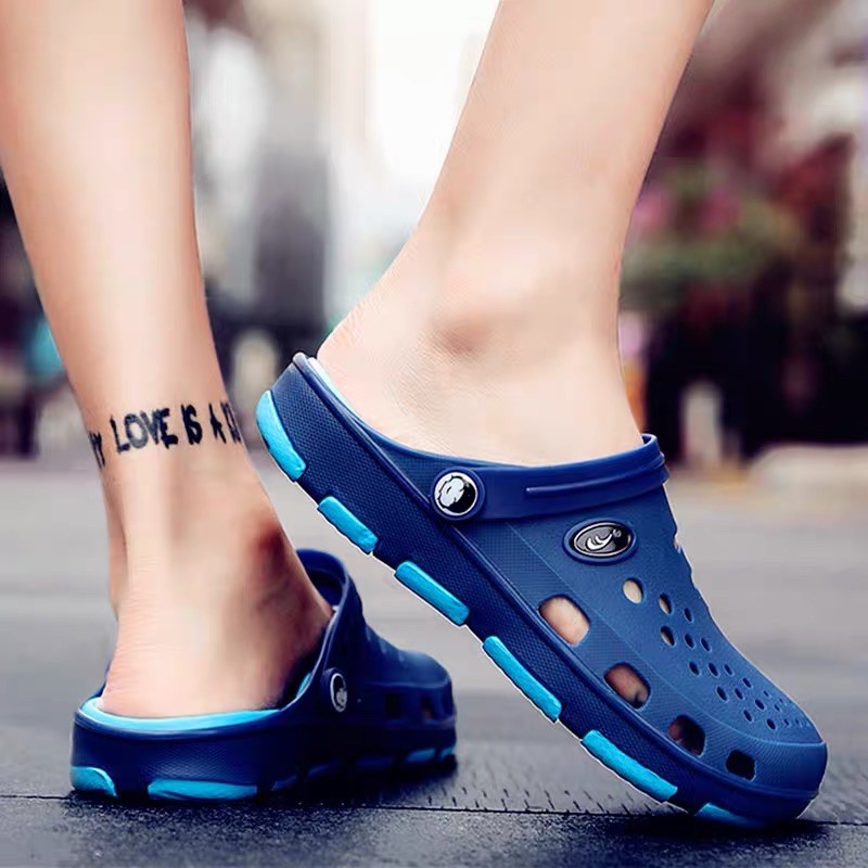 Dép Cross Unisex sục nhựa mềm đi mưa bít mũi IDEP- SL009 | BigBuy360 - bigbuy360.vn