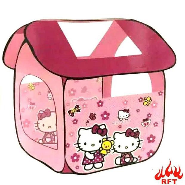 Lều Hình Nhân Vật Trong Phim Frozen / Hello Kitty / Mèo Kitty 112cm Dễ Thương Cho Bé