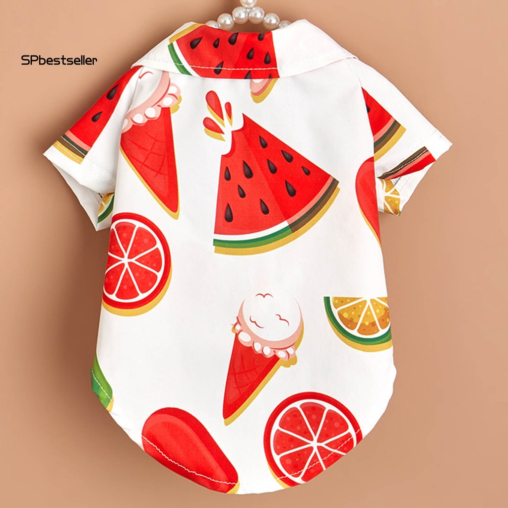 Áo Sơ Mi Ngắn Tay Mềm Mại Đáng Yêu Dành Cho Cún Cưng