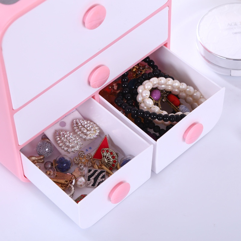 Vỏ Giấy Đựng Mỹ Phẩm / Trang Sức Để Bàn Phong Cách Thời Trang