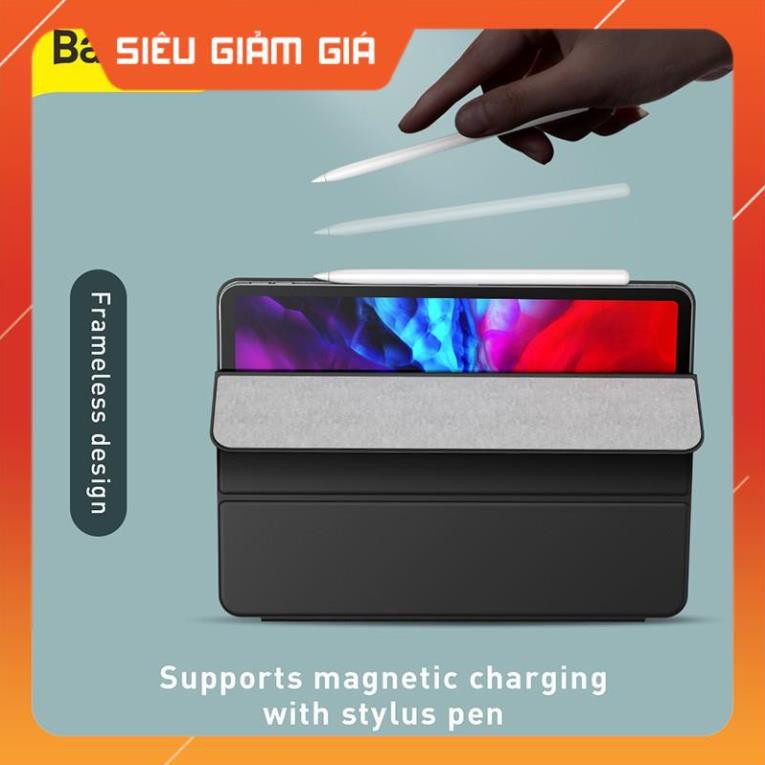 Bao da chống sốc siêu mỏng 1.5mm cho iPad Pro 12.9 2020 hiệu Baseus Simplism Gen 2 - Hàng chính hãng