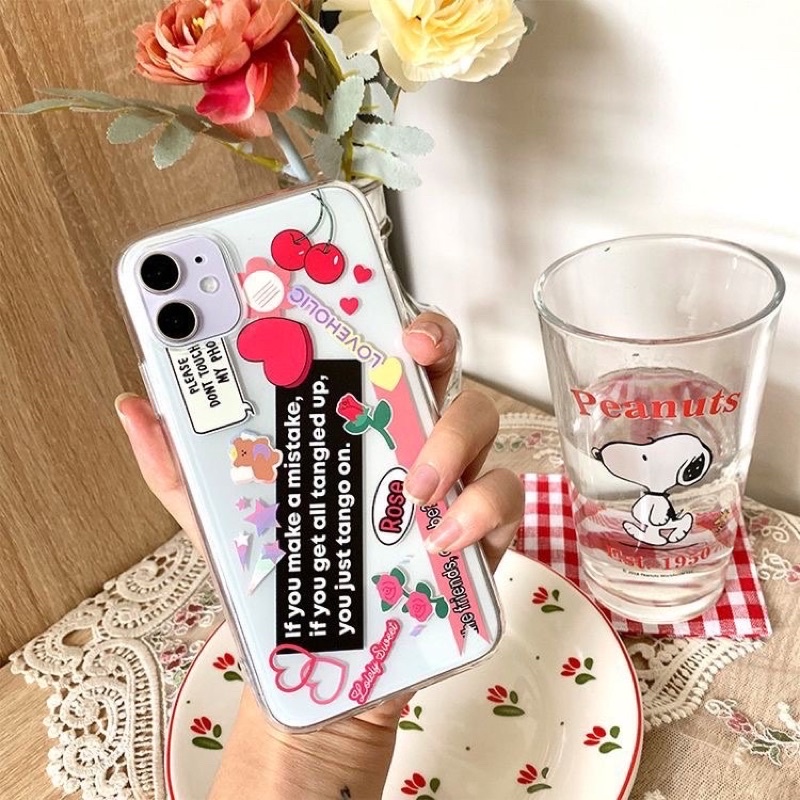 Ốp lưng Iphone Full viền Gấu Nâu (kèm popsocket)