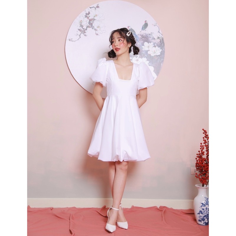 [Mã FATHANG5 giảm 10K đơn 50K] VÁY ĐI TIỆC/PROM/CHỤP LOOKBOOK - MAYLYLY DRESS - VÁY BỒNG CỔ THANG THANG - V0111