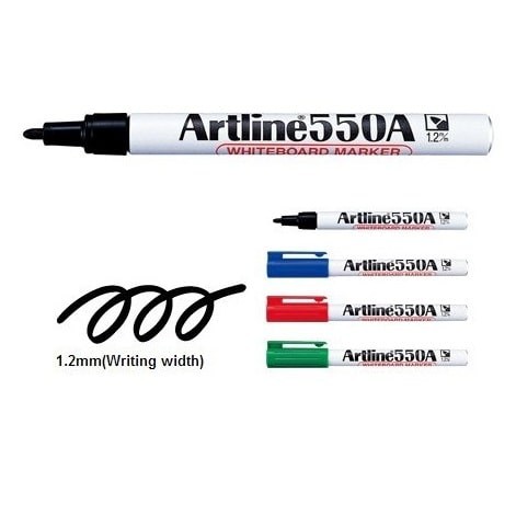 Bút lông viết bảng ngòi nhỏ Artline EK-550A - Màu nâu (Brown)