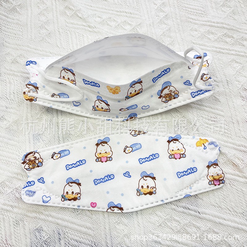 [Set 10 cái] KHẨU TRANG KF94 Taki Vải Lụa 4 Lớp Trẻ Em in hoạ tiết