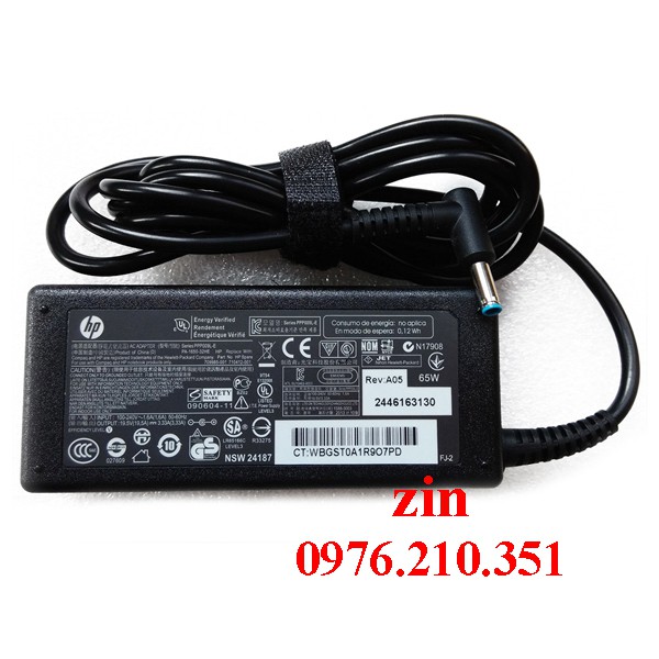 Sạc Laptop HP Envy 19.5v-3.33a đầu kim nhỏ CHÍNH HÃNG