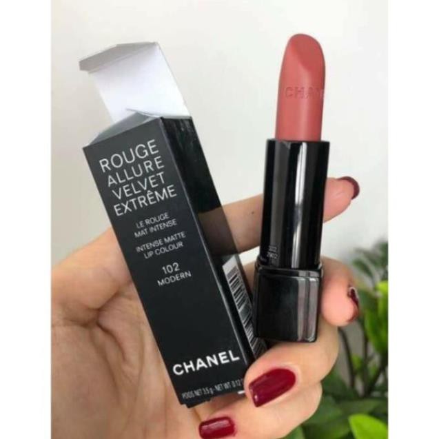 Son Chanel 102 Modern Màu Hồng Đất