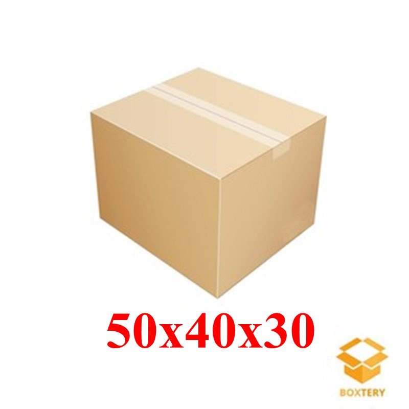 1 Thùng carton size lớn dọn nhà 50x40x30 - hộp carton (Thùng chuyển nhà)