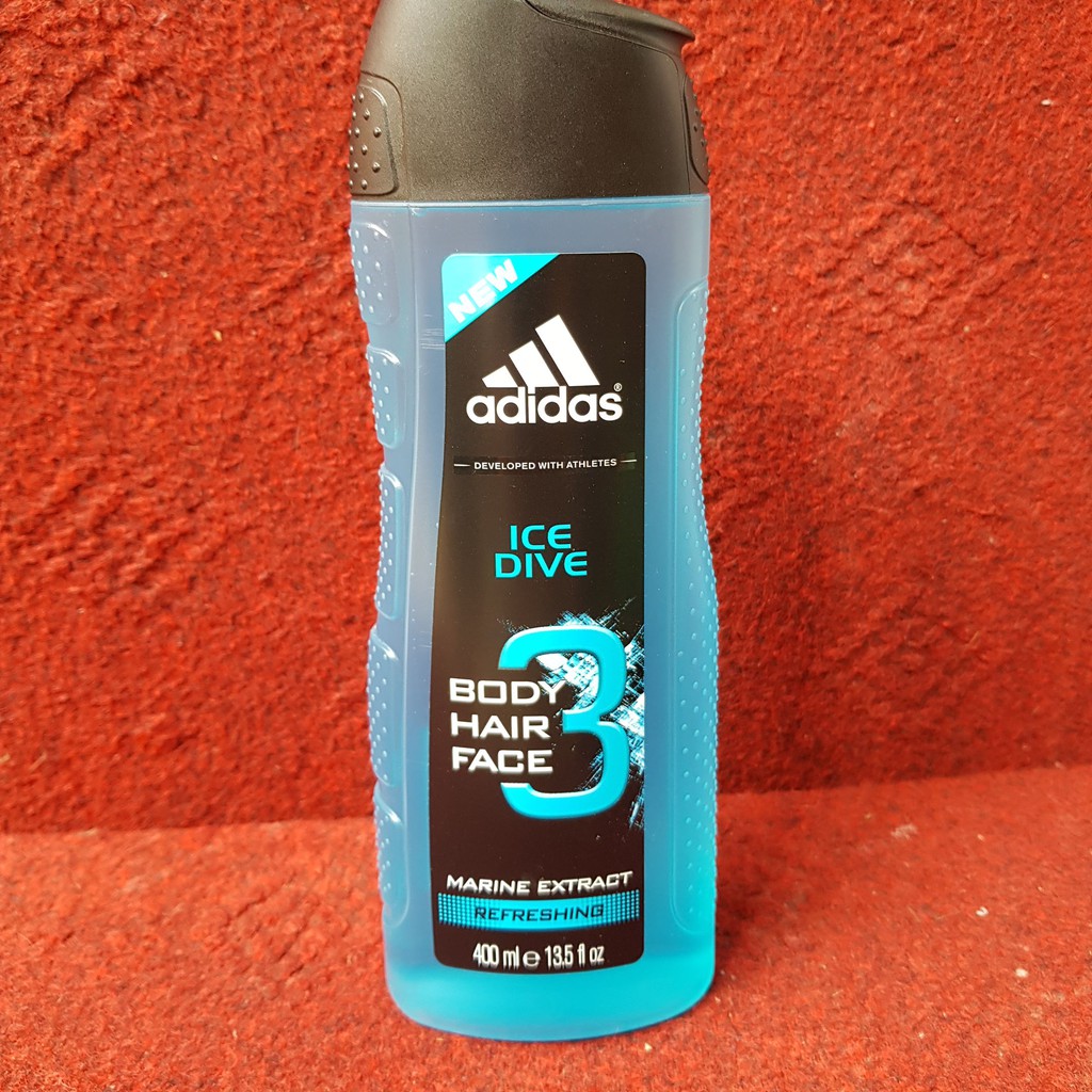 DẦU GỘI SỮA TẮM SỮA RỬA MẶT 3 IN 1 ADIDAS 400ML