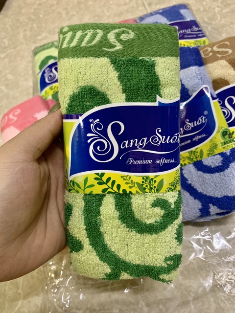 Khăn mặt Sang Suốt 100% cotton