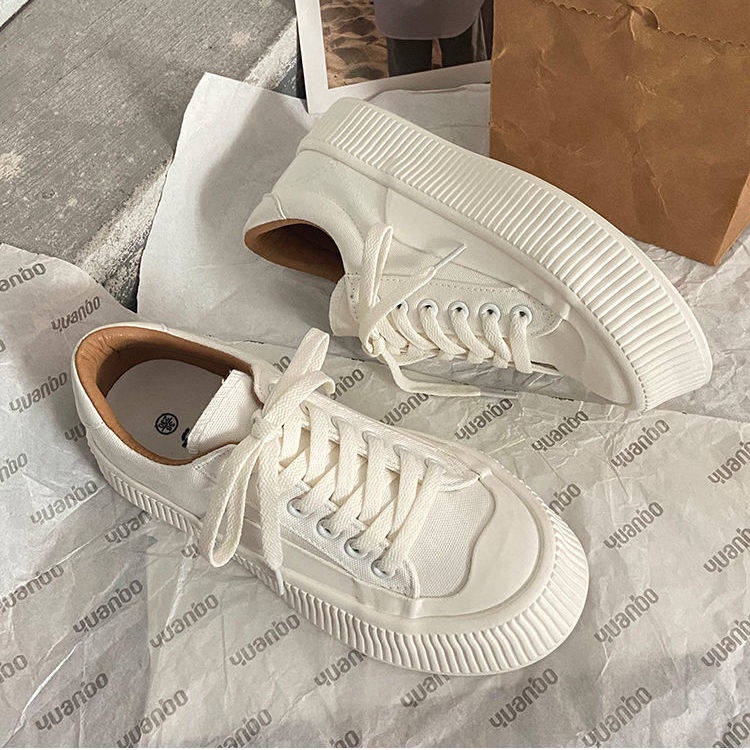 Giày Vải Canvas Mùa Hè Phong Cách Đường Phố Dễ Phối Đồ