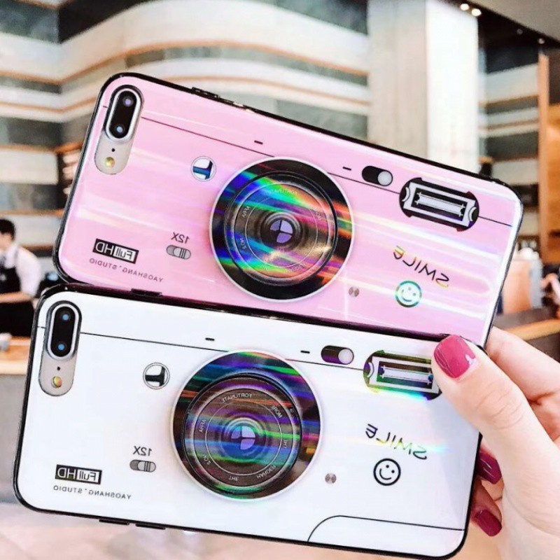 ốp điện thoại hình máy ảnh kèm Tặng PopSocket-ODT22