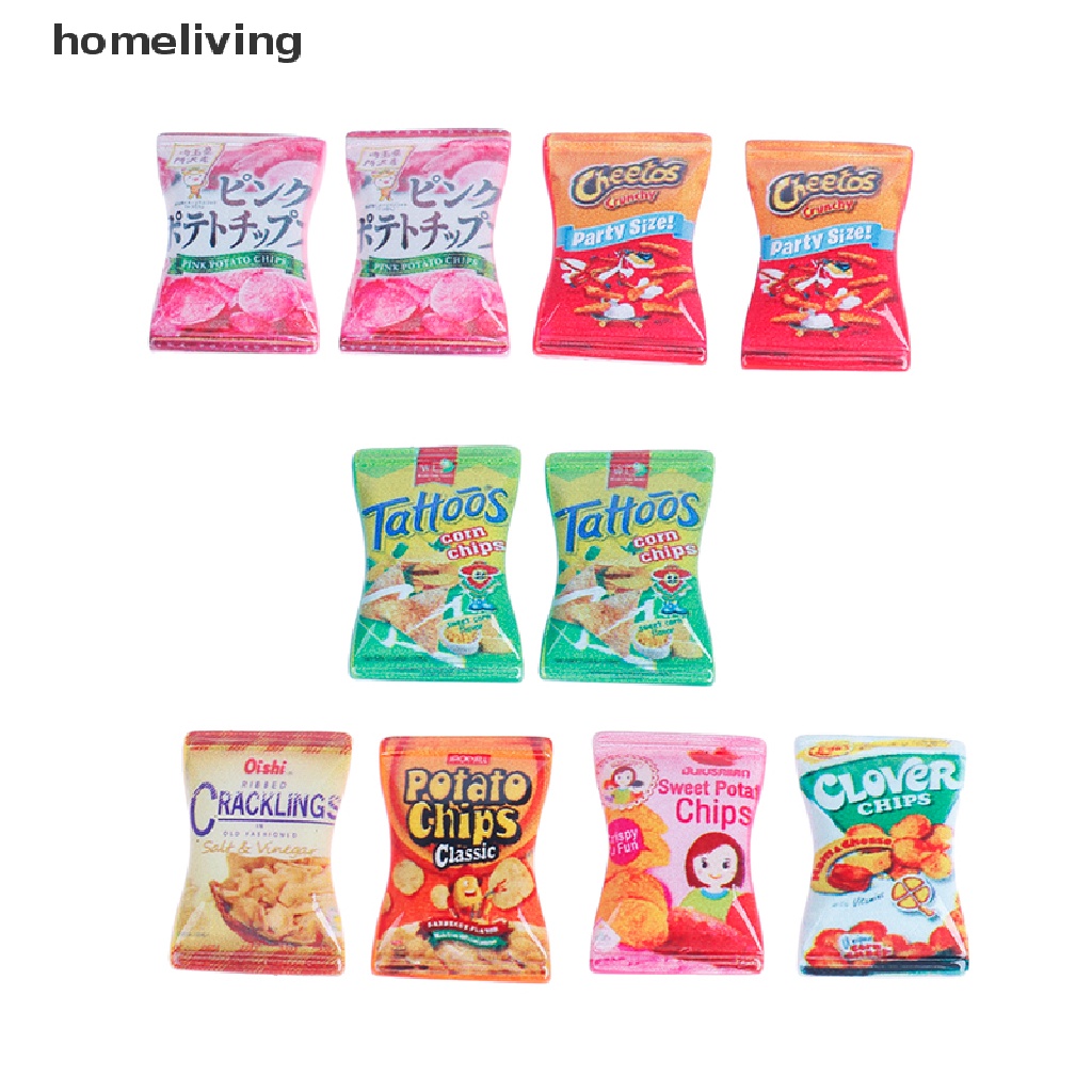 Set 10 Khoai Tây Chiên Đồ Chơi Cho Nhà Búp Bê