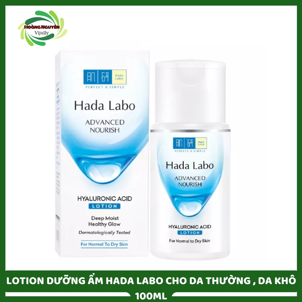 Dung dịch dưỡng ẩm tối ưu Hada Labo Advanced Nourish Lotion Hyaluronic Acid dùng cho da thường và da khô 100ml/170ml