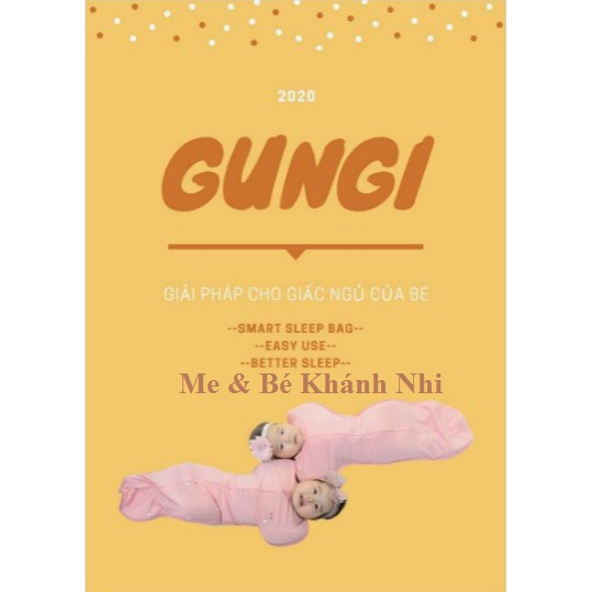 [Hàng Việt Nam Chính Hãng]Nhộng Chũn GUNGI 🎀FREESHIP🎀 Giúp Bé Tự Ngủ, Ngủ Ngon, Không Giật Mình, Tạo Cảm Giác An Toàn