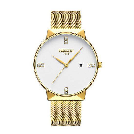 Đồng Hồ Nam Nibosi 1985 Chính Hãng Dây Lưới Cao Cấp Full Box | BigBuy360 - bigbuy360.vn