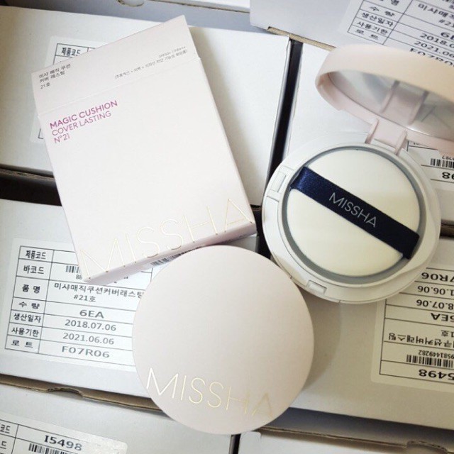 [Mã COSDAY giảm 50k đơn 250k] Phấn Nước Che Phủ Hoàn Kiềm Dầu Missha M Magic Cushion Cover Lasting SPF50+/PA+++ 15g