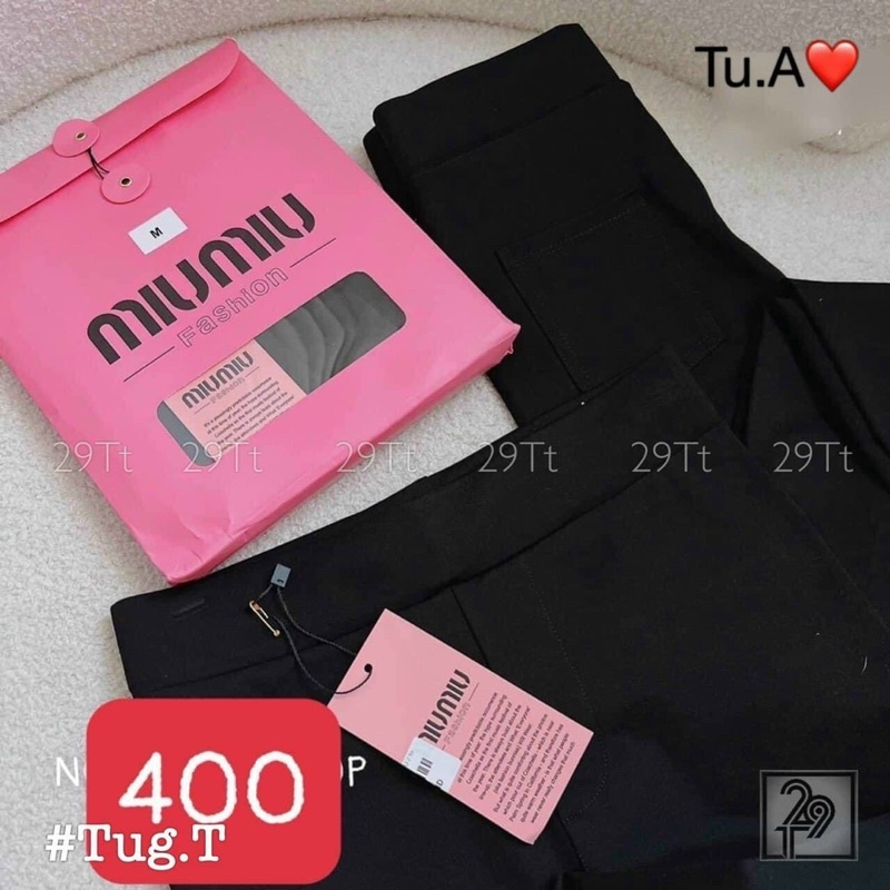 Quần legging miumiu full hộp chất đẹp