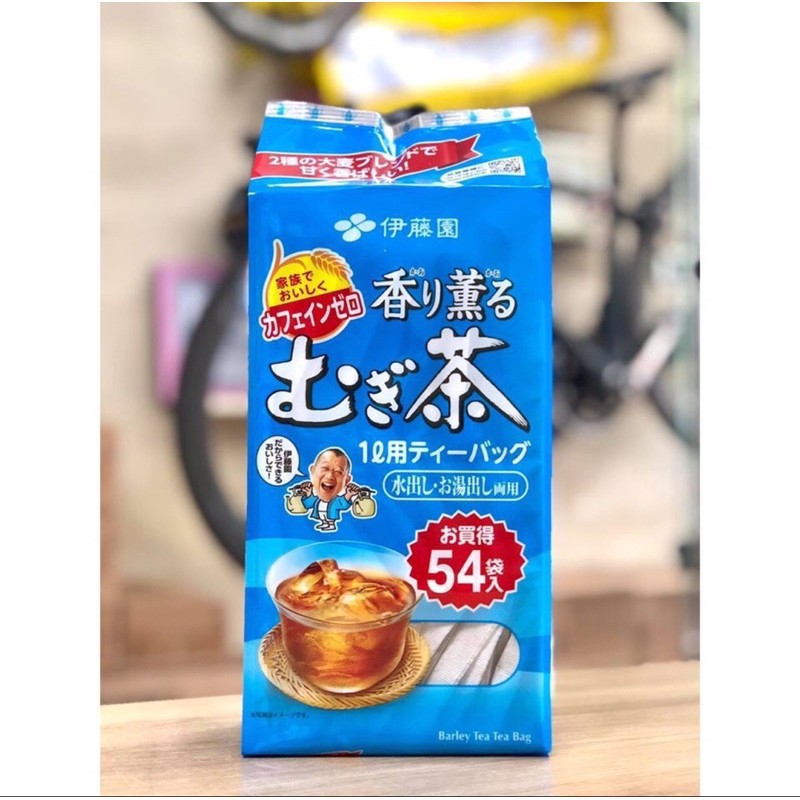 [Mẫu mới] Trà lúa mạch MUGI của Nhật (54 túi)- Hàng Nội Địa Nhật, dùng được cho trẻ em và người lớntr