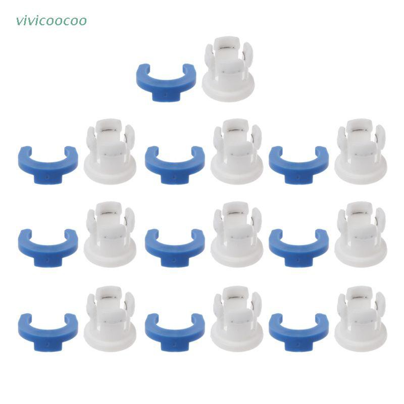 VIVI   10Sets Bowden Tube Clamp Pipe Horse Clip Fixed 6mm 3D Printers Parts Shoe Coupling Collet Part